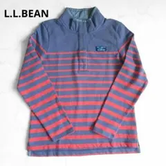 L.L.BEAN ハイネック 2トーン ボーダー 長袖 Tシャツ