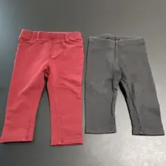 H&M レギンスパンツ 2点 80cm