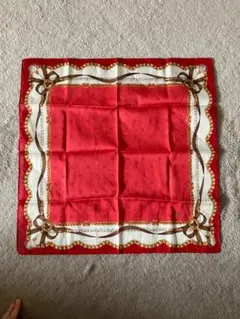 【未使用品】FENDI ハンカチ（赤）