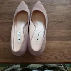 Diana ピンクベージュ ポインテッドトゥパンプス