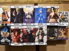 ドラゴンボール ナルト ワンピース　フィギュアセット