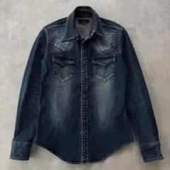 junhashimoto western ウエスタン ストレッチ デニムシャツ3のサムネイル