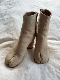 【美品】Maison Margiela タビブーツ38麻のサムネイル