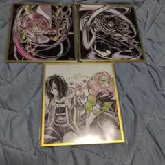鬼滅の刃　WEBSHOP くじ　アクリル色紙　甘露寺　伊黒B31 C48 C50