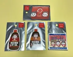 ちいかわ　たこイカ　スマホに貼れるサイズのステッカー　4枚セットのサムネイル