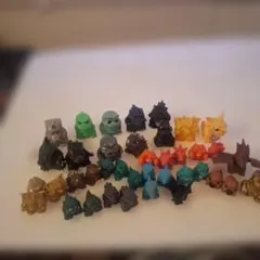 ゴジラ フィギュア セット 多色昔激レア