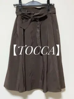 【TOCCA】ブラウン フレアスカートのサムネイル