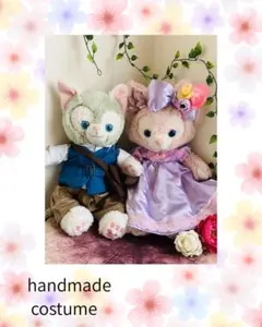 上海ディズニー　イースター　リーナベルとステラルー　ぬいぐるみ籠 上海ディズニー リーナベル ステラルー イースター ぬいぐるみ カゴ