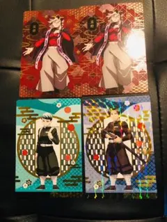 鬼滅の刃 銀だこ カード　村田　愈史郎　童磨　キラカード