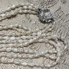 ケシパール　60cm 3連ネックレス