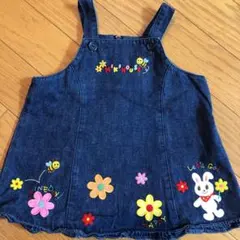 ミキハウス うさこ ジャンパースカート ワンピース