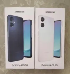 [未開封] Galaxy A25 5G ブラック ホワイト セット
