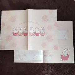 miffy 婚姻届 ２枚セット ゼクシィ 付録 ミッフィー