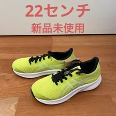 ASICS ランニングシューズ 蛍光イエロー