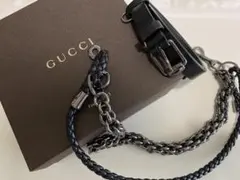 GUCCI★グッチ★ベルト★ウォレットチェーン★黒★80cm★正規★美品激レア