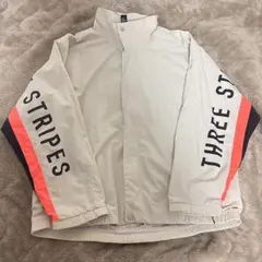 【3/5(木)処分予定】 アディダス ナイロンジャケット スリーストライプス