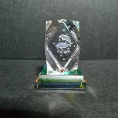 イルカ　クリスタル置物　インテリア小物　スケルトン　ドルフィン