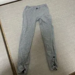 グレー レギンス 130cm リボン付き