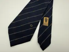 Gucci ネクタイ ネイビー チェーン柄