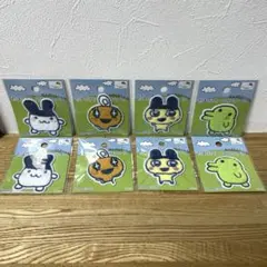 たまごっち パイルワッペンシール 4種×2枚　まめっち みみっち くちぱっち