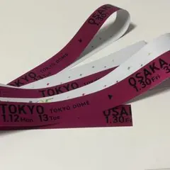 なにわ男子　銀テープ　道枝(ピンク)