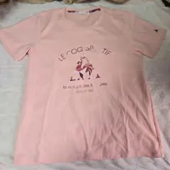 LE COQ SPORTIF ピンク Tシャツ