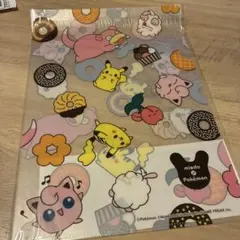 ポケモン A4クリアファイル ミスタードーナツ
