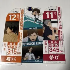 ハイキュー　ブックマークコレクション　3枚セット
