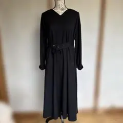 KBF ブラック　ロング　ワンピース