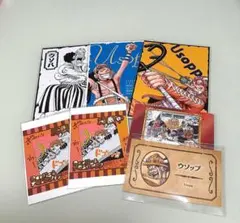ワンピース　ウソップ　ブロマイド　アテンションステッカー　名刺カード　原作
