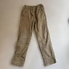 ユニクロ130暖パン　ウォームイージーストレッチパンツ　ベージュ 裏起毛