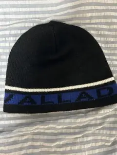 ニット帽 ブルー