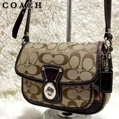 y2k old coach shoulder bag ターンロック