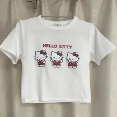 4GEEKs by SPIRALGIRL キティプリントちびTシャツ