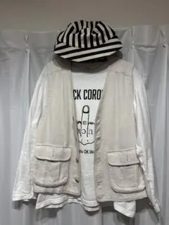 outrageous M ホワイト ベスト