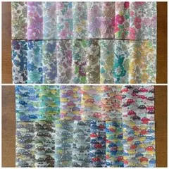 リバティはぎれ 花柄 車柄