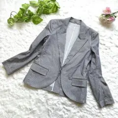 theory luxe セオリーリュクス　コットンジャケット　ストライプ