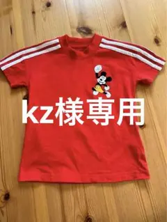 adidas ミッキーマウス Tシャツ 110cm 赤