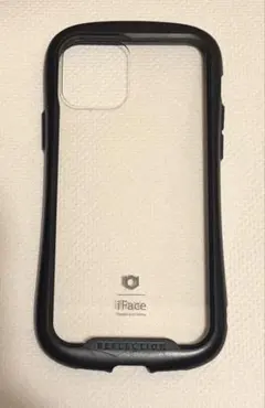 iPhone12用　iFace Reflection ハードケース透明 ネイビー