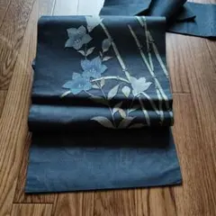 夏物 紗 名古屋帯 絹芭蕉 正絹 中古 グレー 【mm503】 - メルカリ