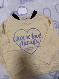 120センチ　裏起毛トレーナー新品タグ付き