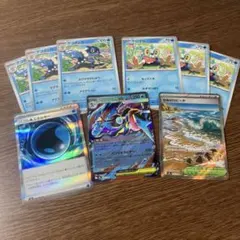 メガゲッコウガex RR 進化ライン ケロマツ ゲコガシラ ポケカ SR