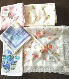 おまけ付き　ローラアシュレイ　ハンカチ４枚セット