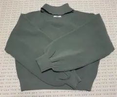 完全最終お値下げMURUA チョーカーニット　カーキ　FREEサイズ