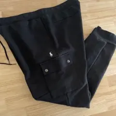 ポロラルフローレン　スウェット　カーゴパンツ　ブラック　XL