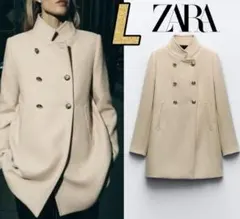 zara ピーコート