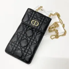 Alexander McQueen レザー スマホショルダー チェーン ブラック - メルカリ