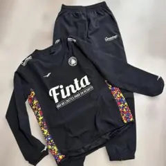 FINTA ピステ上下セット ブラック　裏地付き　140のサムネイル