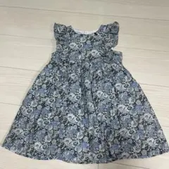 BeBe 花柄ノースリーブワンピース　110㎝のサムネイル