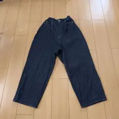 NORIMID ノーリミッド ブラック ダークデニム ワイドパンツMサイズ 